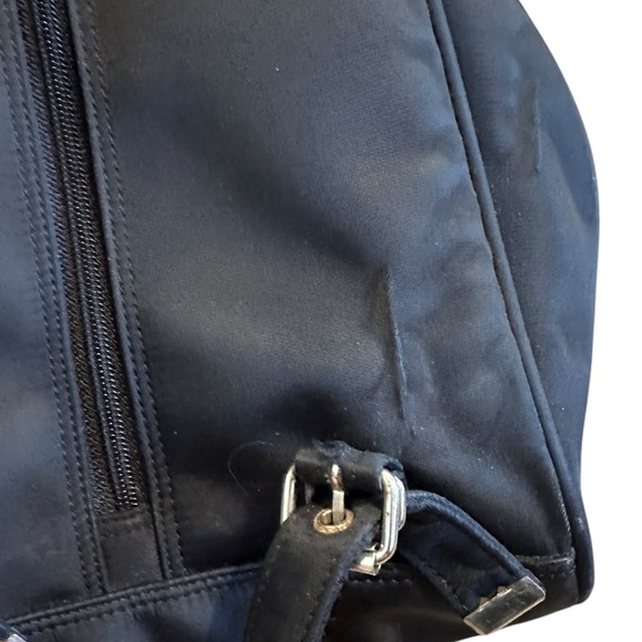 KATE SPADE black nylon convertible mid size backpack shoulder bag purse - Picture 5 of 15